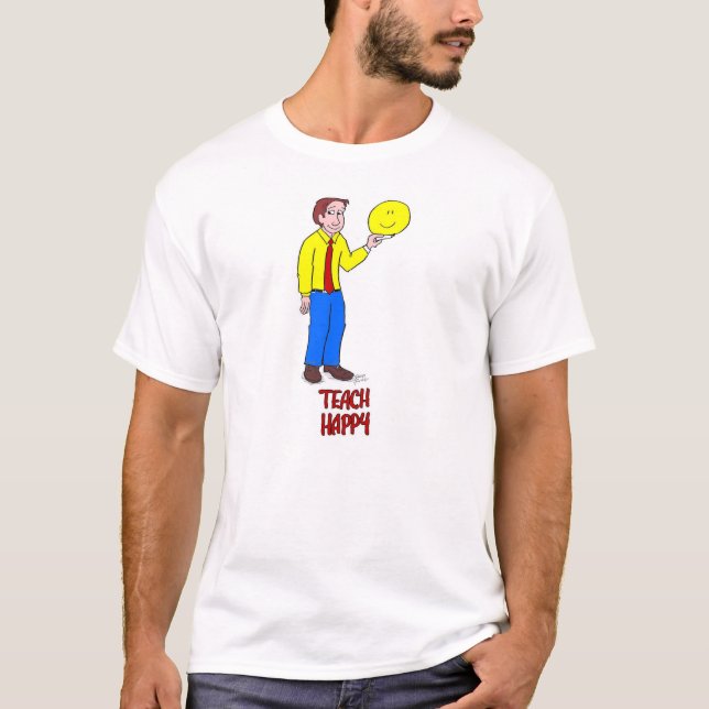 Camiseta Enseñe a feliz (Anverso)