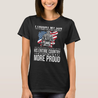 Camiseta Enseñé A Mi Hijo A Levantarse Por Sí Mismo.