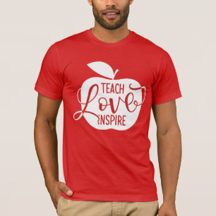 Camiseta Enseñe al amor inspiran