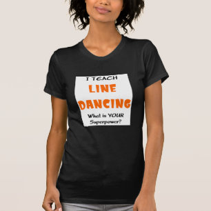 Camiseta enseñe al cuerpo de baile