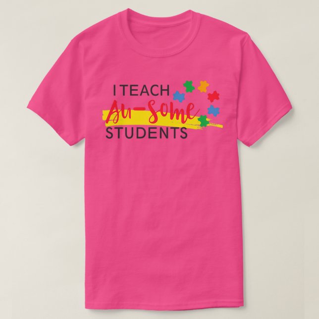 Camiseta enseño a algunos estudiantes (Diseño del anverso)