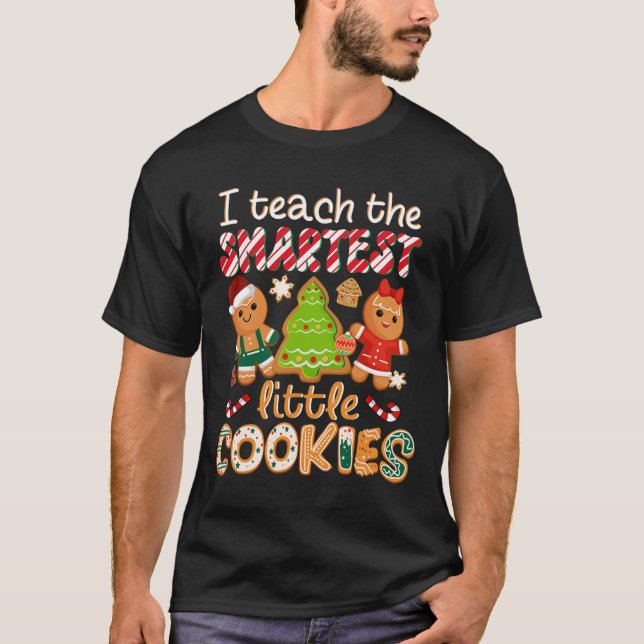 Camiseta Enseño A Cristo El Profesor De Cookies Más Intelig (Anverso)