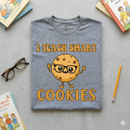 Camiseta Enseño a Galletas Inteligentes | Frase Divertida d