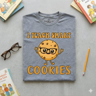 Camiseta Enseño a Galletas Inteligentes   Frase Divertida d