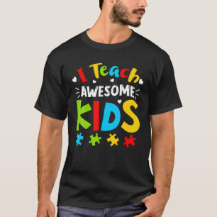 Camiseta Enseño A Increíbles Niños Maestros De Sensibilizac