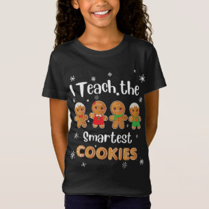 Camiseta Enseño A La Docente Christma De Las Galletas Más I