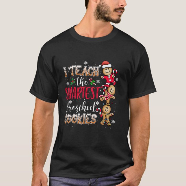 Camiseta Enseño A La Maestra De Preescolar Más Inteligente  (Anverso)