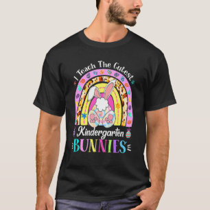 Camiseta Enseño A La Maestra Más Cuidadosa De Bunnies De La