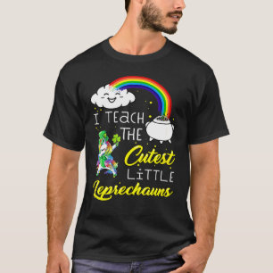 Camiseta Enseño A La Pequeña Leprechauns Más Cuidadosa Unic