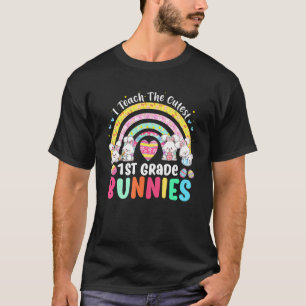 Camiseta Enseño a los conejitos más guapos de primer grado