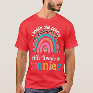 Camiseta Enseño a los conejitos más guapos en cuarto grado: