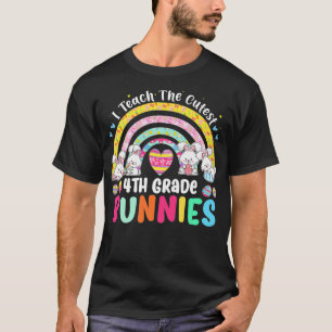 Camiseta Enseño a los conejitos más guapos en cuarto grado: