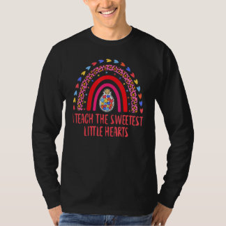 Camiseta Enseño a los corazones más dulces Profesores Arcoí