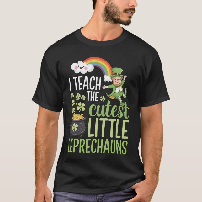 Camiseta Enseño a los duendecitos más lindos Profesor Irlan (Anverso)