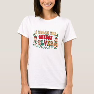 Camiseta Enseño A Los Elfos Más Cuidadosos La Profesora De