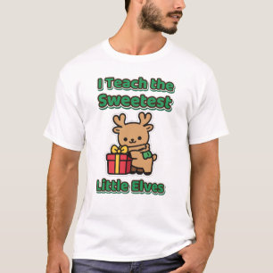 Camiseta Enseño a los Elfos más Dulces Maestro