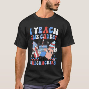 Camiseta Enseño a los fuegos artificiales más lindos Maestr