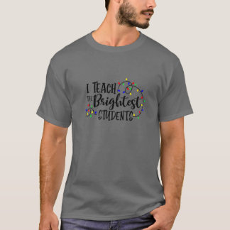 Camiseta Enseño A Los Más Brillantes Navidades Estudiantile
