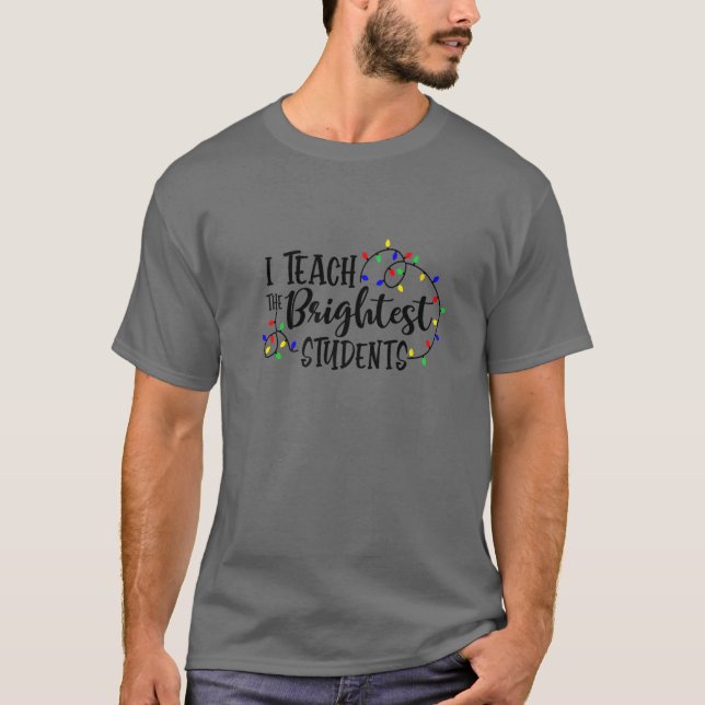 Camiseta Enseño A Los Más Brillantes Navidades Estudiantile (Anverso)