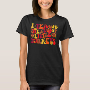 Camiseta Enseño A Los Más Cuidadosos Turquitos Retro Thanks
