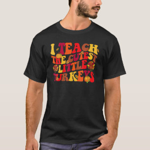 Camiseta Enseño A Los Más Cuidadosos Turquitos Retro Thanks