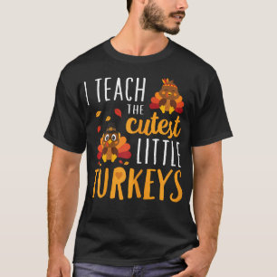 Camiseta Enseño A Los Pavos Más Cuidadosos En La Escuela De