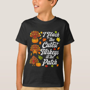 Camiseta Enseño a los pavos más lindos del parche