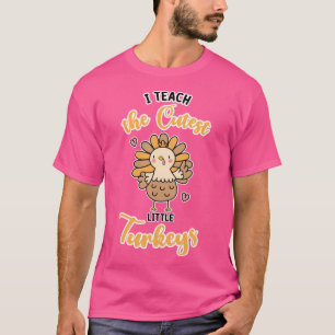 Camiseta Enseño a los pavos más lindos, divertido y adorabl