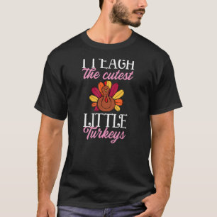 Camiseta Enseño A Los Pavos Pequeños Más Cuidadosos, Cuidad