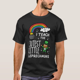 Camiseta Enseño A Los Pequeños Cutest Leprechauns Día De St