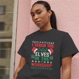 Camiseta Enseño a los pequeños elfos más guapos en el talle