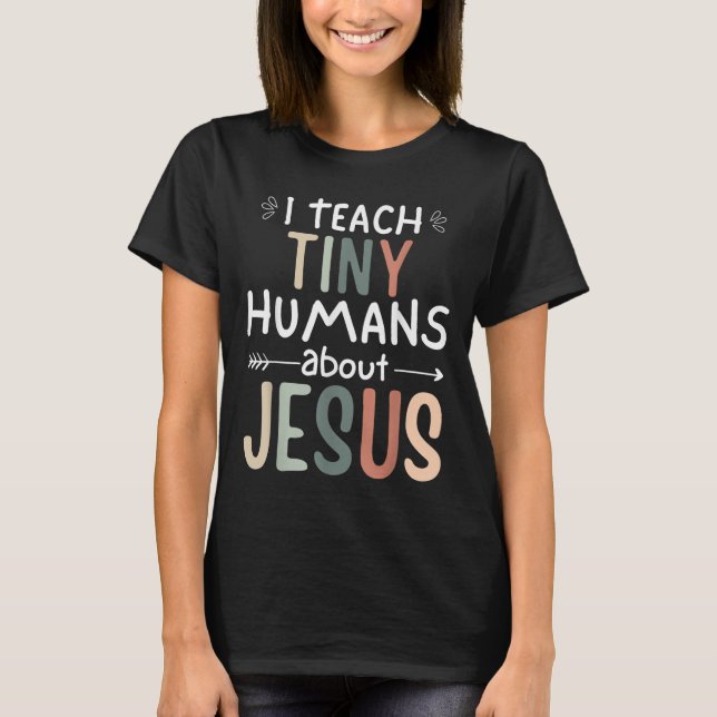 Camiseta Enseño A Los Pequeños Humanos Acerca De Jesús Maes (Anverso)