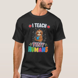 Camiseta Enseño A Los Pequeños Humanos De La Escuela Primar