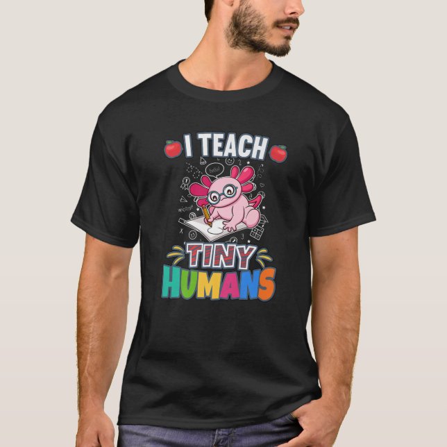 Camiseta Enseño A Los Pequeños Humanos De La Escuela Primar (Anverso)