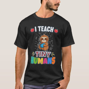 Camiseta Enseño A Los Pequeños Humanos De La Escuela Primar