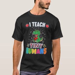 Camiseta Enseño A Los Pequeños Humanos De La Escuela Primar