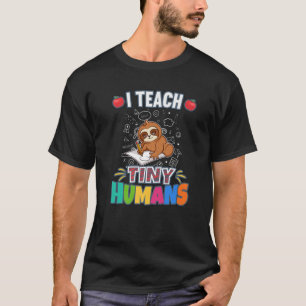 Camiseta Enseño A Los Pequeños Humanos De La Escuela Primar