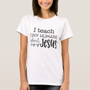 Camiseta Enseño A Los Pequeños Humanos Sobre El Enseñanza D