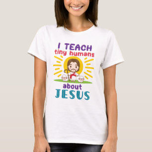 Camiseta Enseño A Los Pequeños Humanos Sobre La Escuela Dom