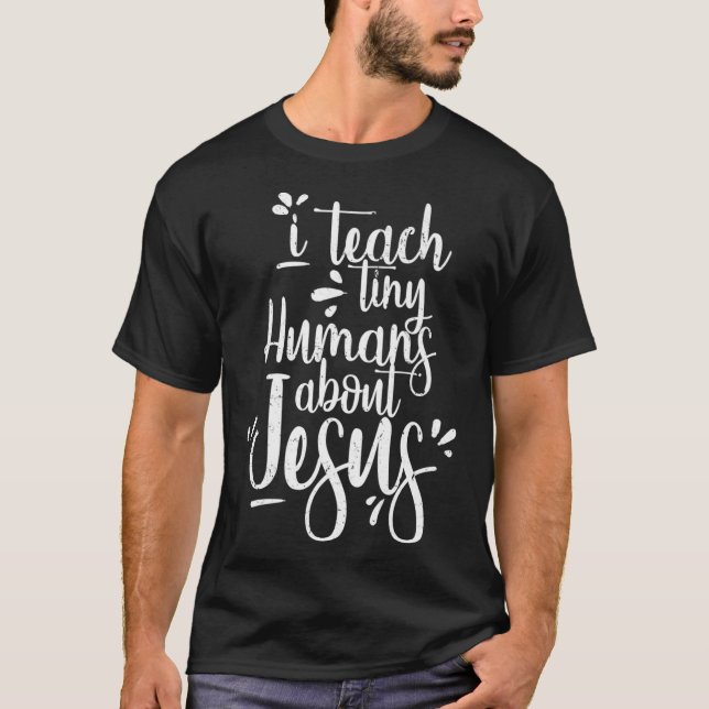 Camiseta Enseño A Los Pequeños Humanos Sobre Los Regalos Cr (Anverso)
