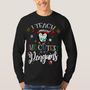 Camiseta Enseño a los pingüinos más guapos, a los Navidades