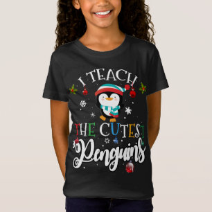 Camiseta Enseño a los pingüinos más guapos, a los Navidades