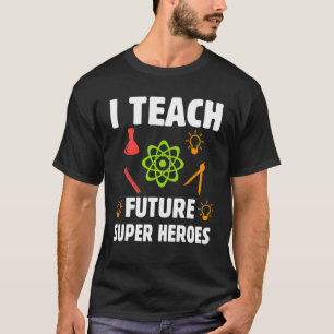 Camiseta Enseño a los superhéroes del futuro