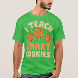 Camiseta Enseño a profesores de preescolar con cookies inte