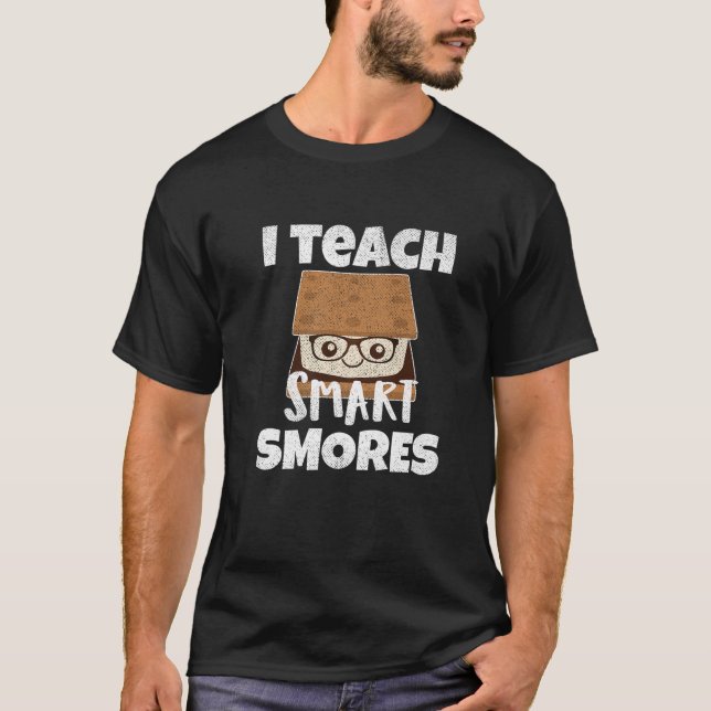 Camiseta Enseño A Profesores De Tee De Smart Smores De Vuel (Anverso)