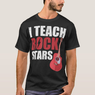 Camiseta Enseño a Rockstars Funny Band Orchestra Music Teat