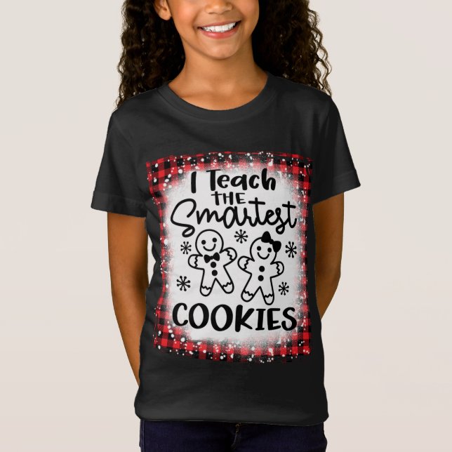 Camiseta Enseño Al Profesor De Pan De Gingerbread Más Intel (Anverso)
