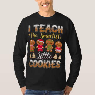 Camiseta Enseño Al Profesor De Xmas De Gingerbread De Cooki