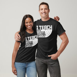 Camiseta Enseño Amor Validez Igualdad Amabilidad Amabilidad