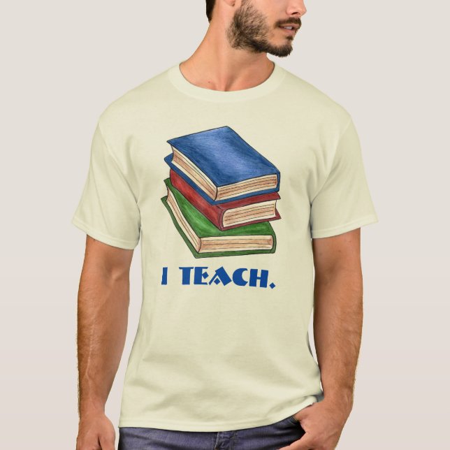 Camiseta Enseño Apreciación de los profesores de la bibliot (Anverso)